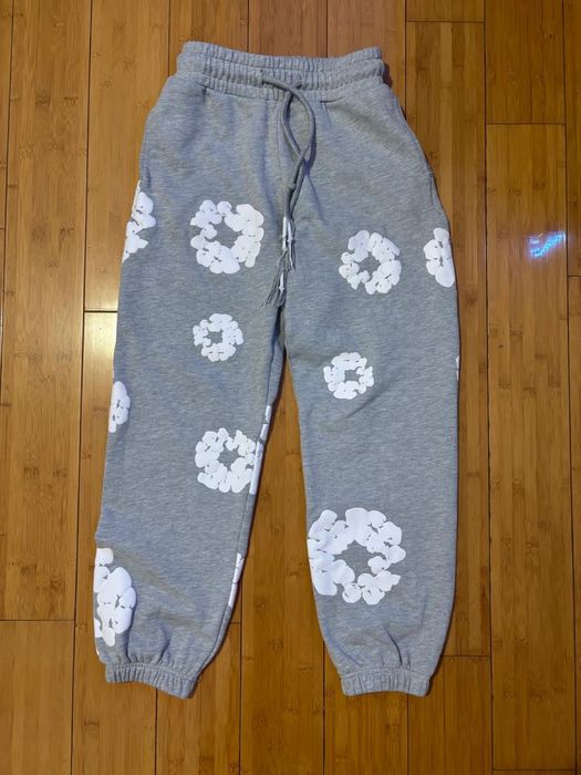 Pantaloni denim tears gri