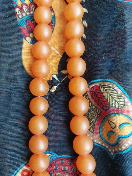 Бусы медовый янтарь. Янтарные СССР