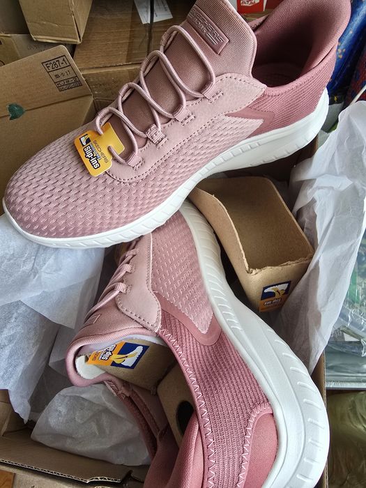 Adidasi Skechers Bob Squad Chaos roz, noi, 38