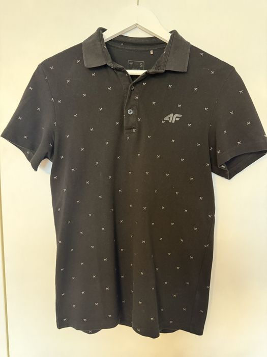 Tricou polo 4F negru