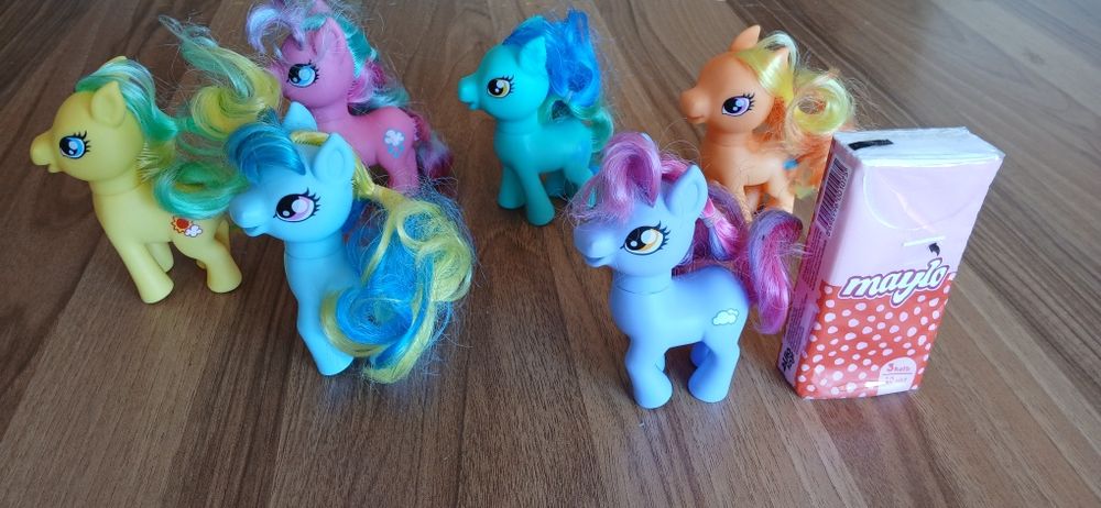 MY LITTLE PONY ЛОТ Понита 6 броя Играчки за Момиче
