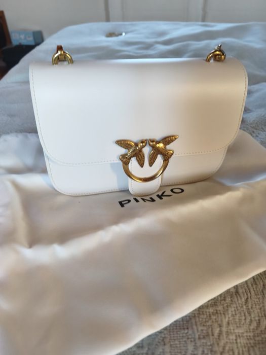Чанта Pinko от естествена кожа