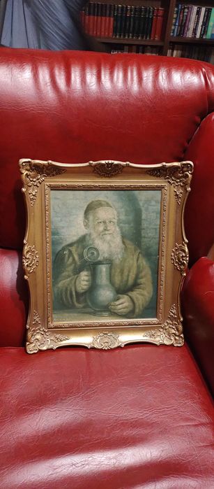 vand tablou inramat, pictura pe placaj de lemn