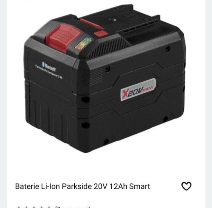 Acumulator Parkside 20V  LI-ION 12 Ah 8Ah 4Ah  smart