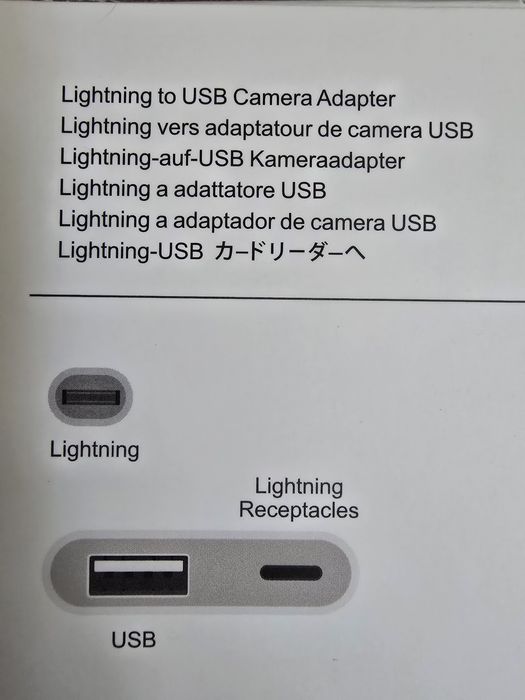 Adaptor 2 in 1 Lightning to Ipad/Iphone
