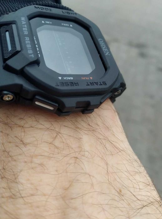 OHSEN Мъжки ръчен спортен цифров часовник водоустойчив дата, месец