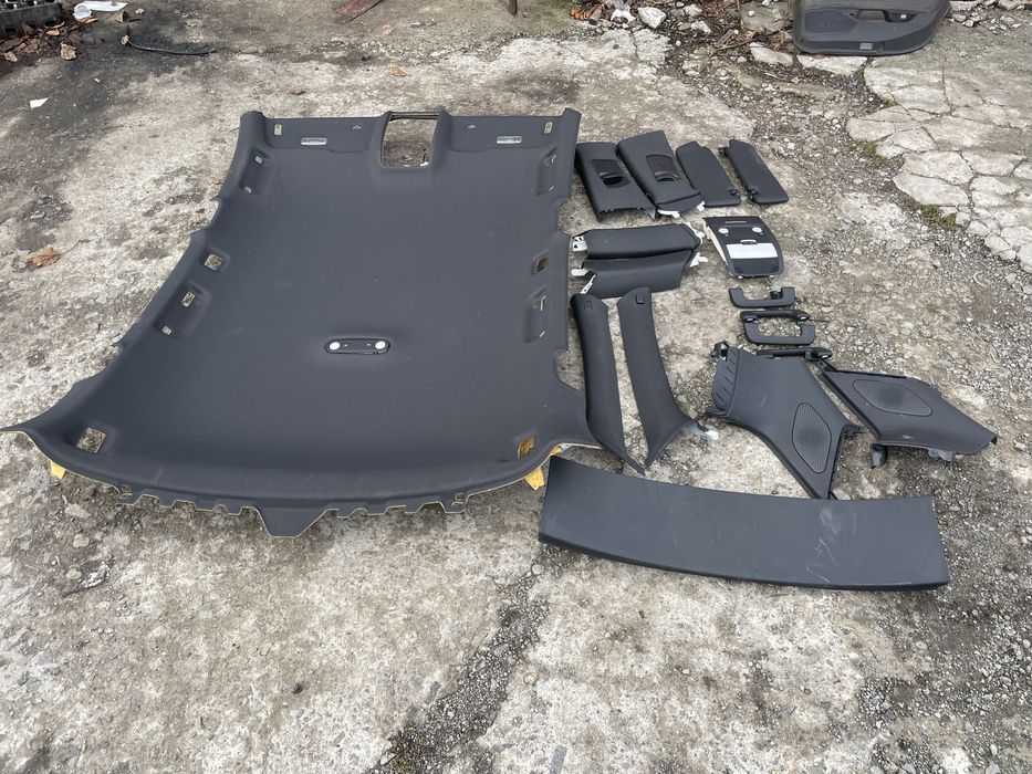 черен таван ауди кю5 8р aud q5 8r с огледало