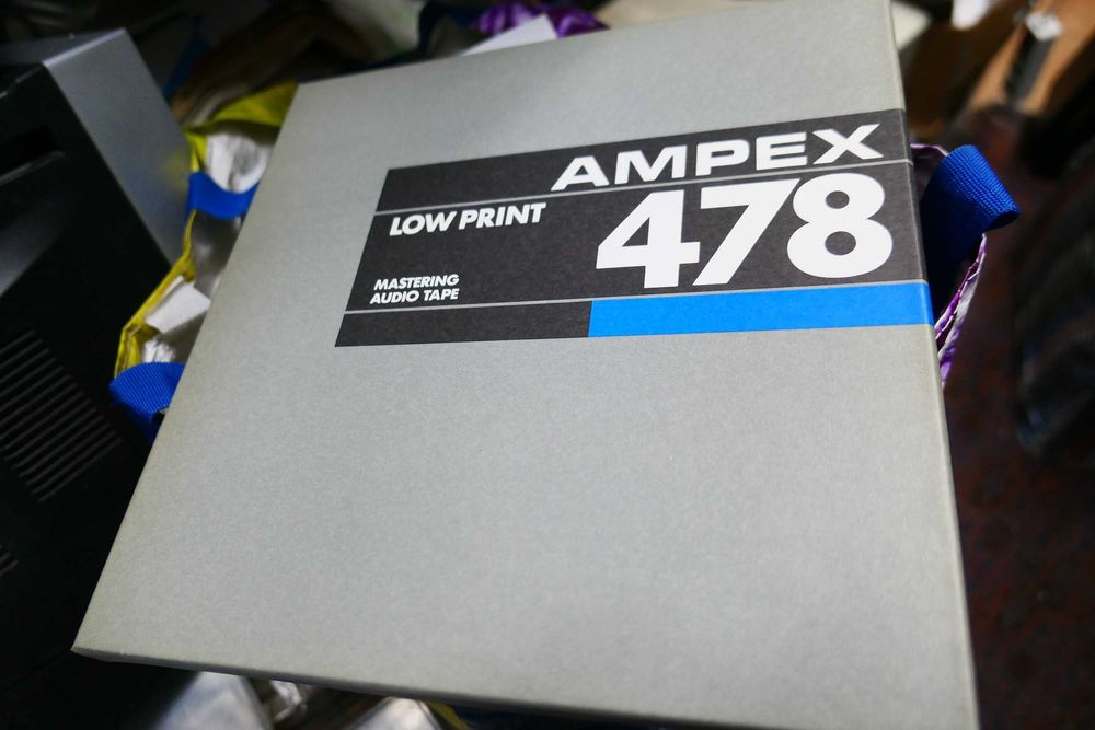Banda Magnetofon AMPEX 478 2500ft 456 EMTEC SM911 ORWO Typ 106 500m