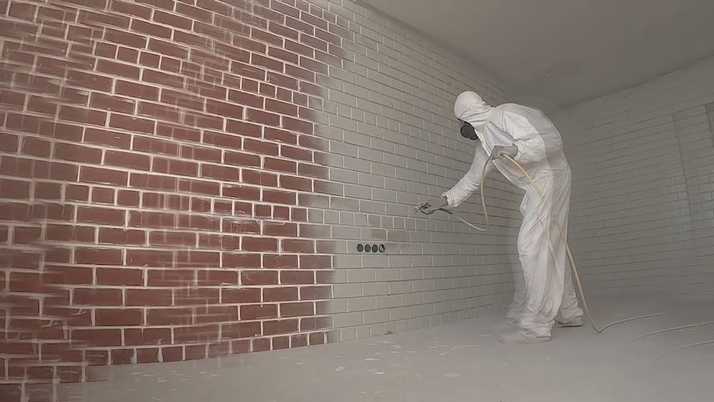 Покраска стен, полов,металлоконструкций.