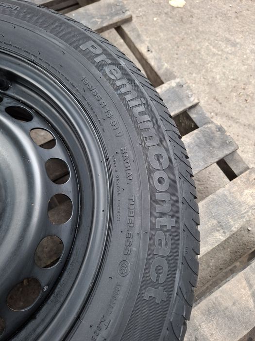 1бр. РЕЗЕРВНА 15" 5Х112мм Ауди, Фолксваген/ 5X112mm VW с гума 195 65 15