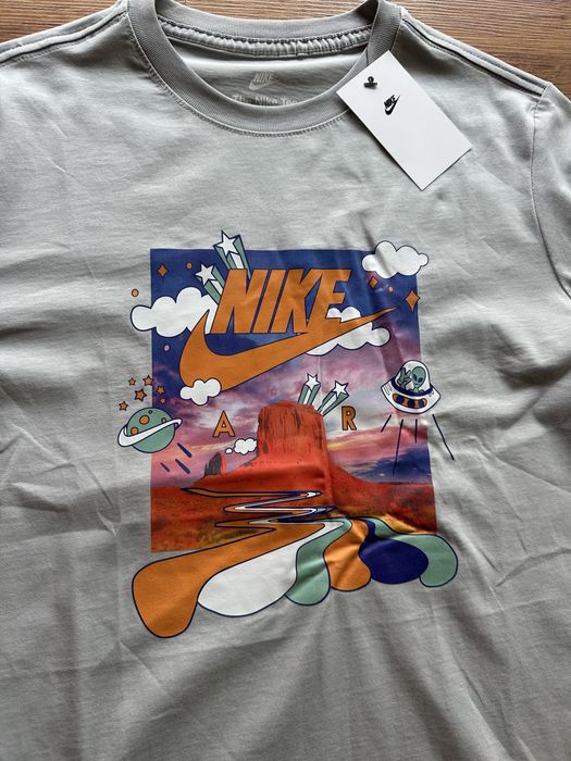 Мъжка,памучна,сива тениска Nike Air