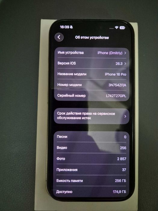 Iphone 16 Pro 256 Gb Natural Titanium