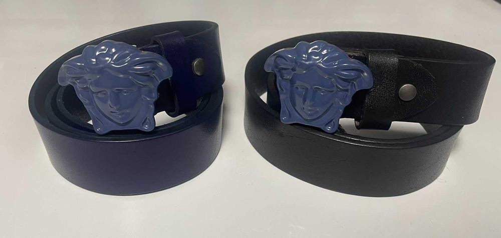 Чисто нов колан от естествена кожа Versace medusa налични 110см