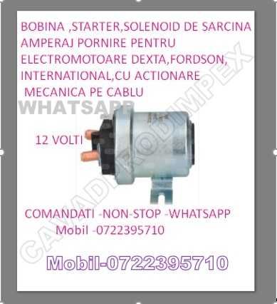 Electromotor tractor Ferguson Major Super cu reductor,Dexta,bobina