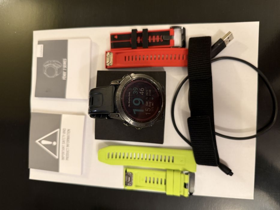 Vand ceas Garmin Fenix 7 X Solar