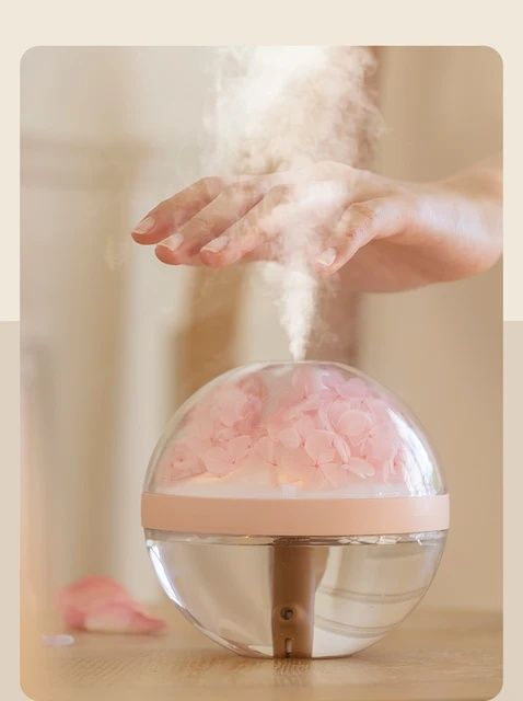 Umidificator Aromatherapy decorativ cu flori
