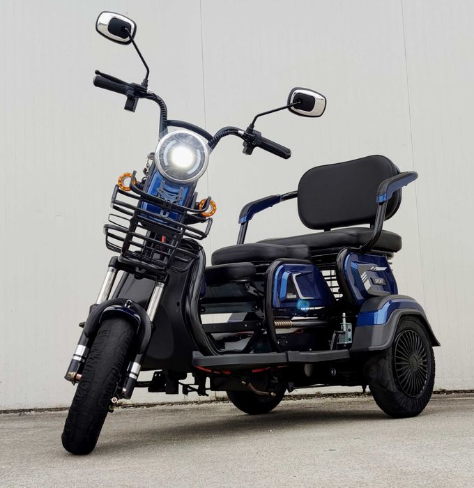 НА ИЗПЛАЩАНЕ Електрическа триколка  EcoWay М19X син цвят
