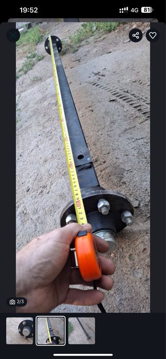 Продам ось для прицепа