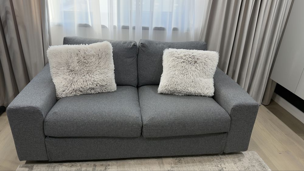 Vand canapea stofa gri inchis