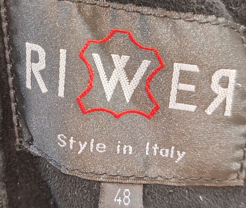 Дубленка мужская черная