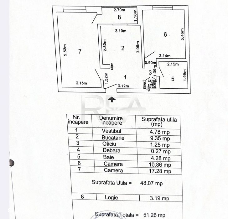 2 camere, decomandat, bloc 1979, anvelopat-Gorjului