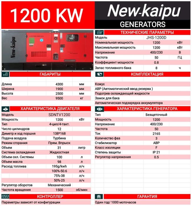 Генератор электричества дизельный
