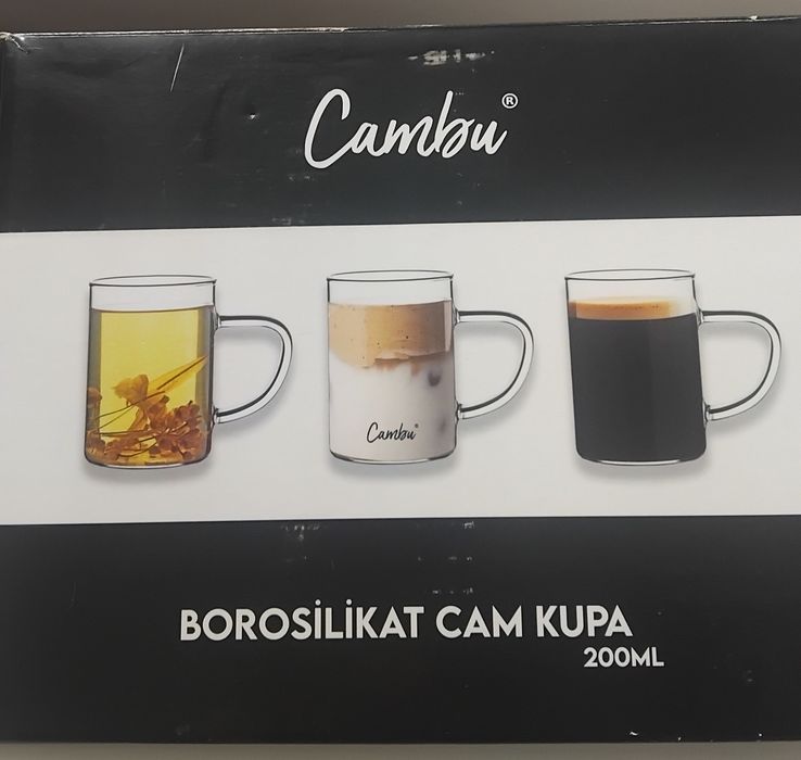 Боросиликатни стъклени купи  200мл.