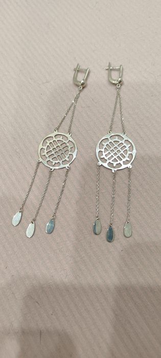 Серёжки серебро бренд