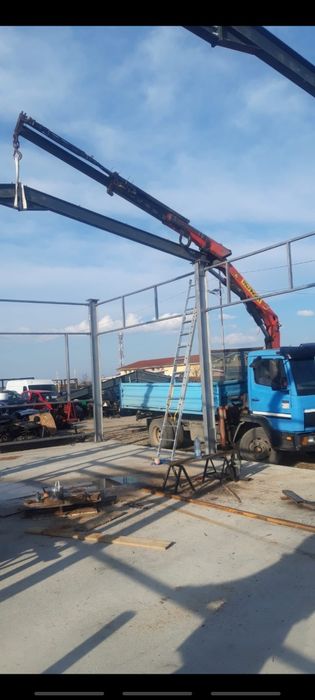 Transport cu macara  si basculabil