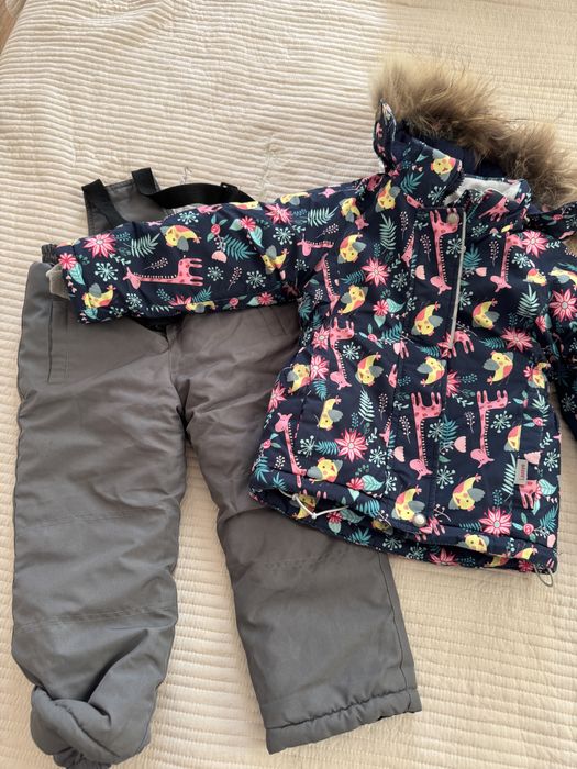 Зимний комбинизон в подарок ботинки