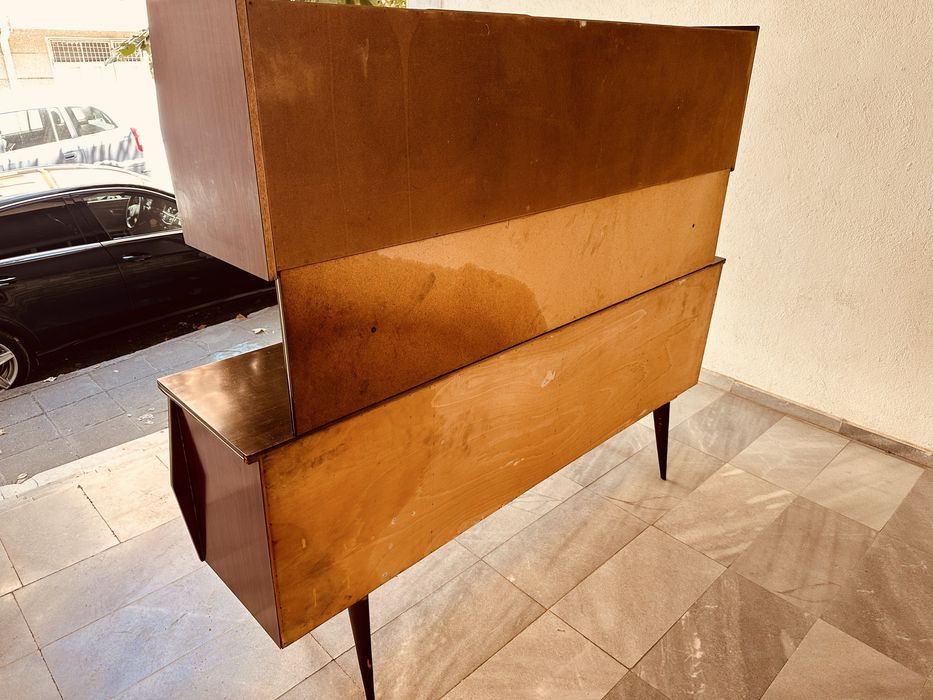 Италиански винтидж бюфет с мини бар – Mid-Century Modern (1965–1970)