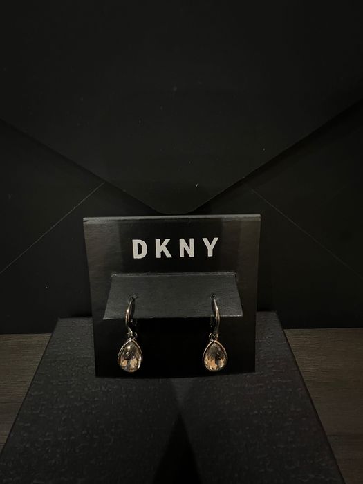Обеци DKNY Silver-tone
