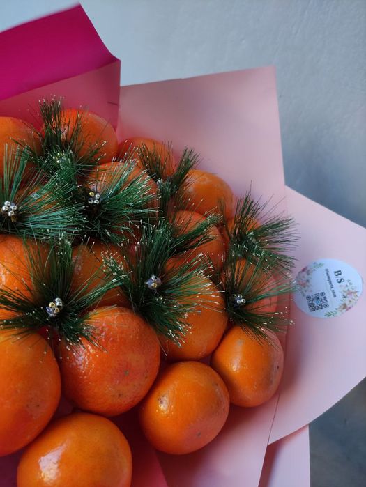 Букеты из мандаринов