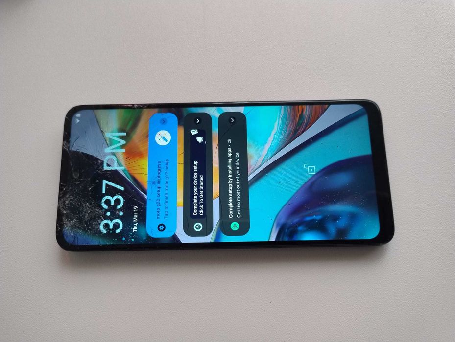 Motorola Moto G22 functional (sticla sparta)