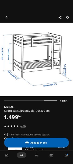 Pat Mydal ikea suprapus copii