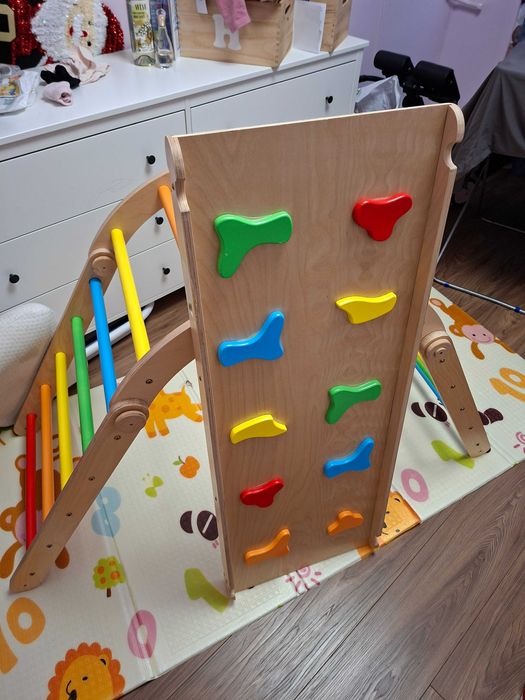 Пиклер Триъгълник 2 модула с Рампа и Арка Wooden Magic