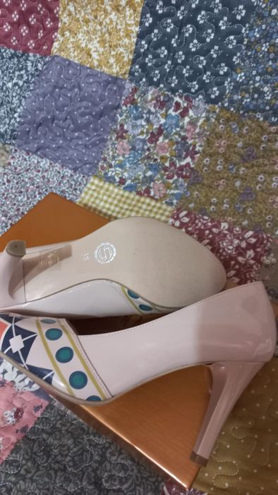 Pantofi piele naturala, 38 marimea