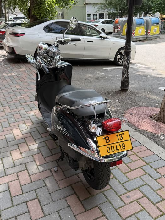 Scuter SYM Allo 2020 49cc Benzina Euro 4 Negru 18125 km Stare Perfecta Fara Defecte