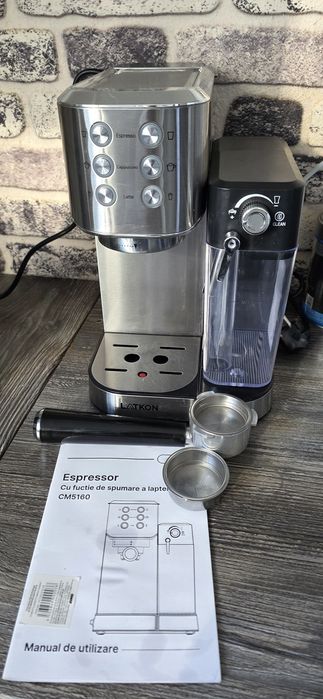Vand espressor manual Latkon