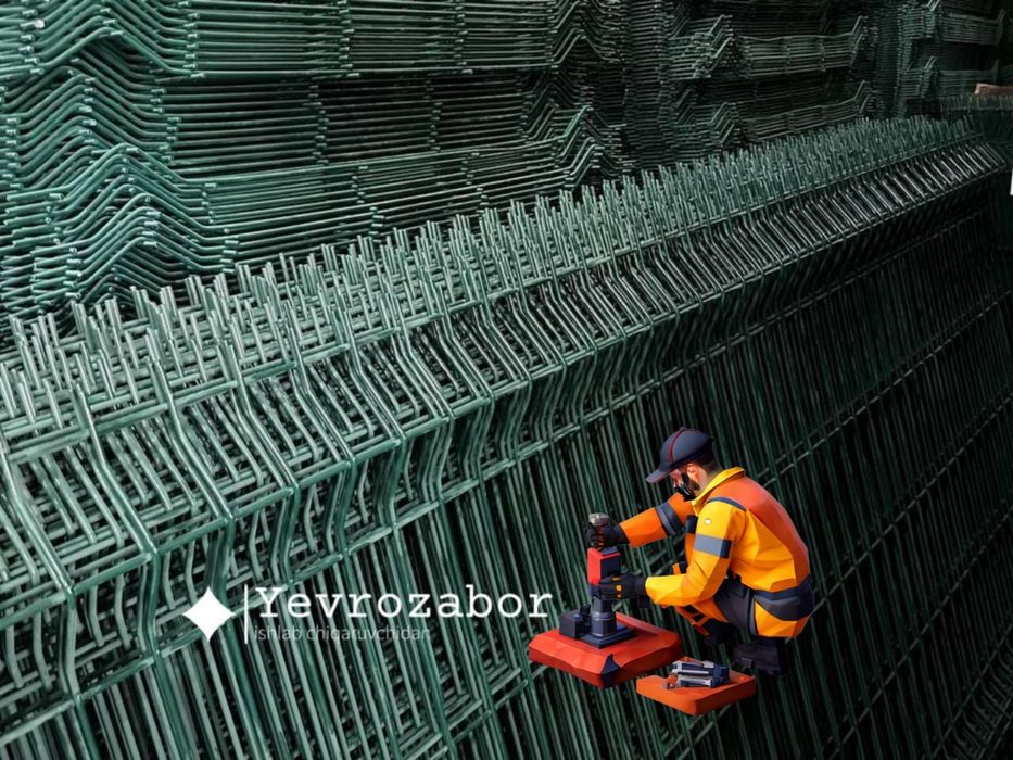 Еврозабор установка Ustanovka evrozabor Montaj zabor Монтаж забор