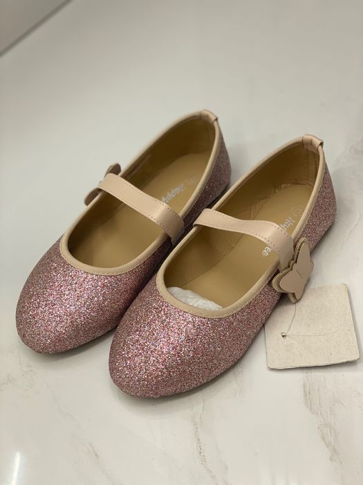 Официални обувки пантофки брокат 32 номер