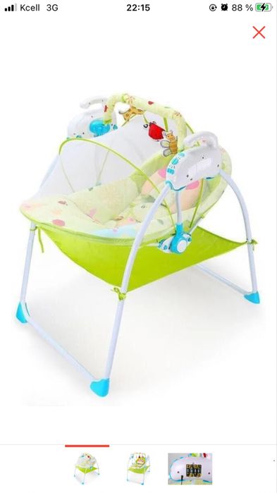 Коляска кровать качеля