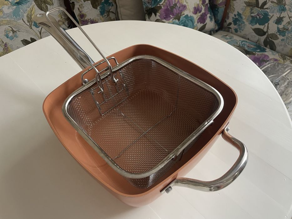 Copper Chef Pan - дълбок тиган с незалепващо покритие