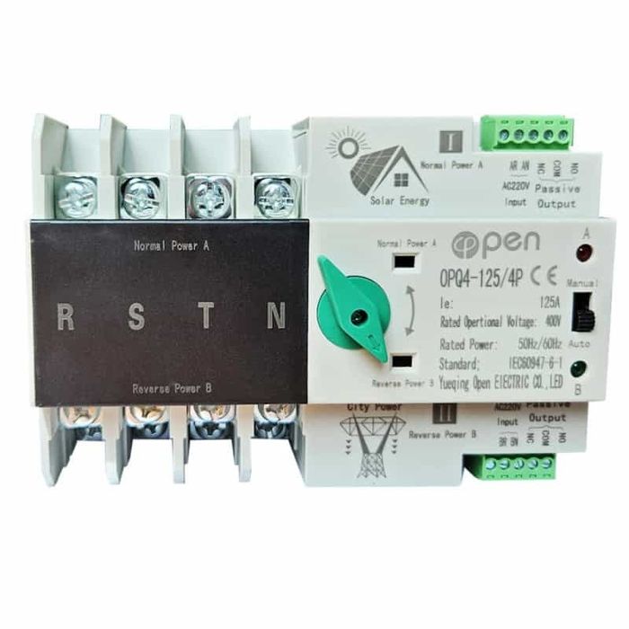 ATS trifazat  panouri fotovoltaice