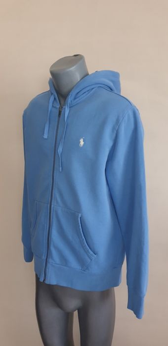 POLO Ralph Lauren Cotton Sport Full Zip Hoodie Mens Size / М  НОВО!ОРИГИНАЛ! Мъжка Качулка с цял цип!
