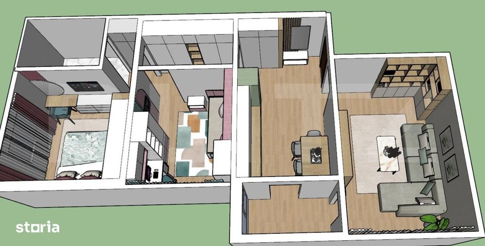 Apartament 3 camere, 72 mp utili, zona Freidorf