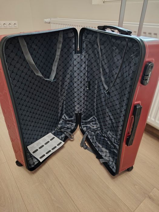 Куфари Pierre Cardin ORION – 3 броя (S/M/L), ABS, червени