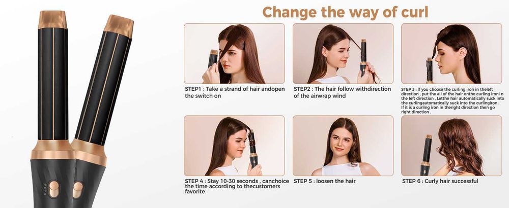 Четка- сешоар 6 в 1 за коса Yitrust