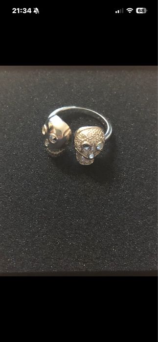 Inel argint , ajustabil