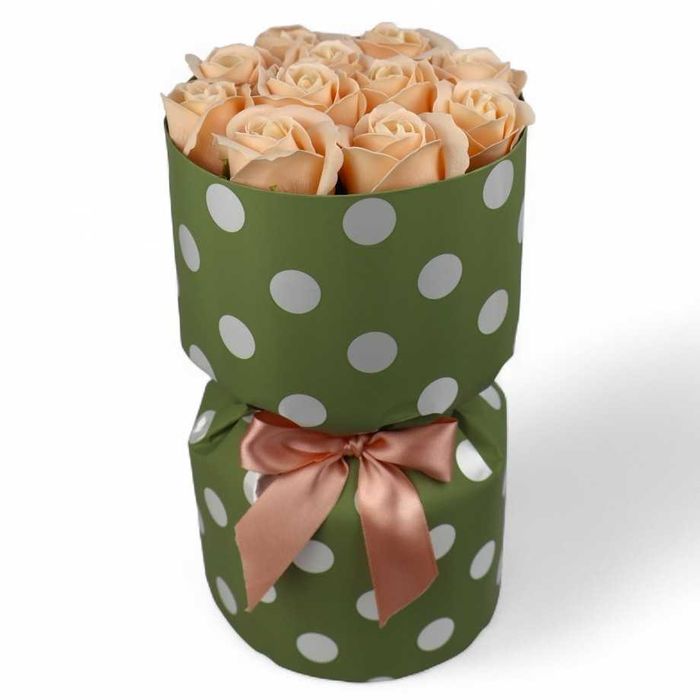 Сапунен букет „Прасковено вдъхновение“